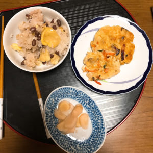 栗ご飯を頂きました