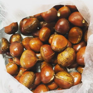 栗をいただきました～