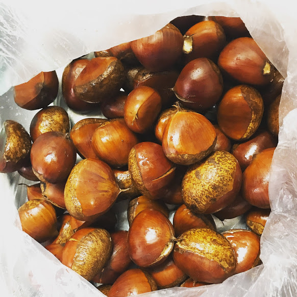 栗をいただきました～