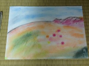 初めてのパステル絵画　福岡での想い出